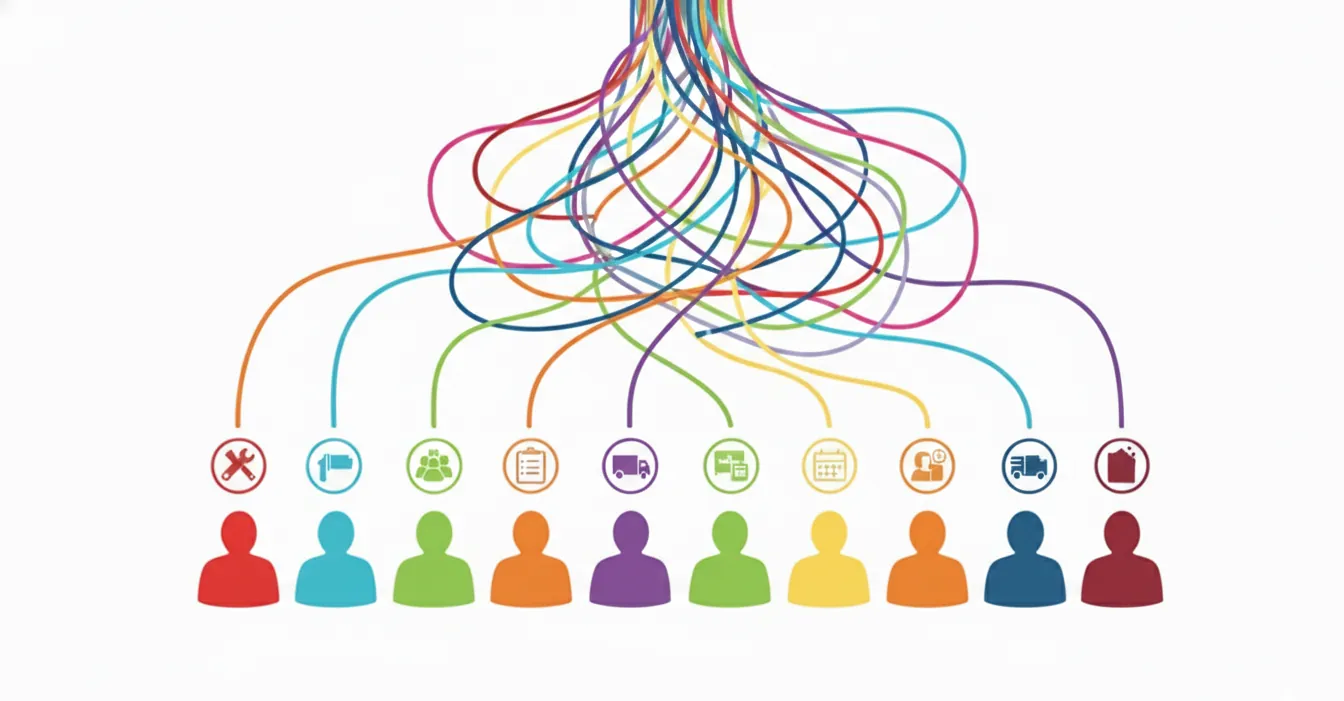 Fragmented vendor management across properties