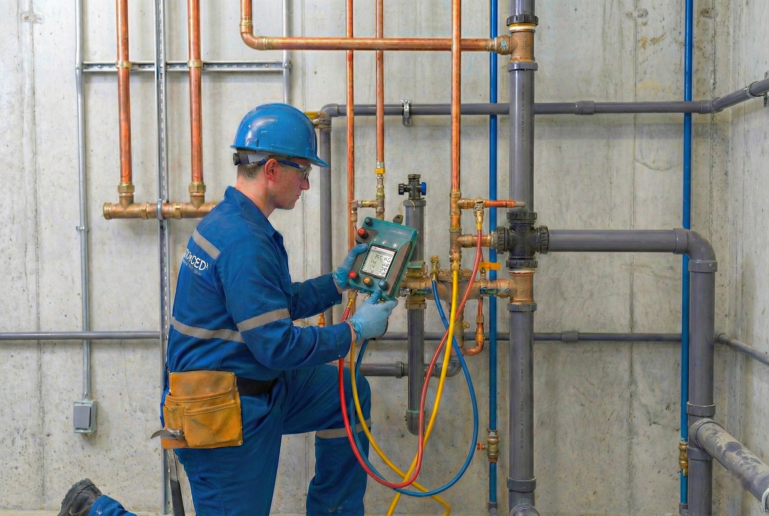 Multiple backflow devices